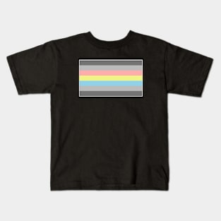 Demiflux Gender Identity Flag Kids T-Shirt